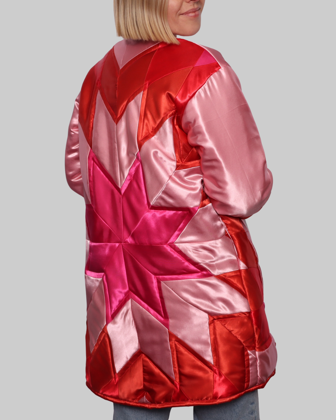 Satin Lone Star Quilt Coat